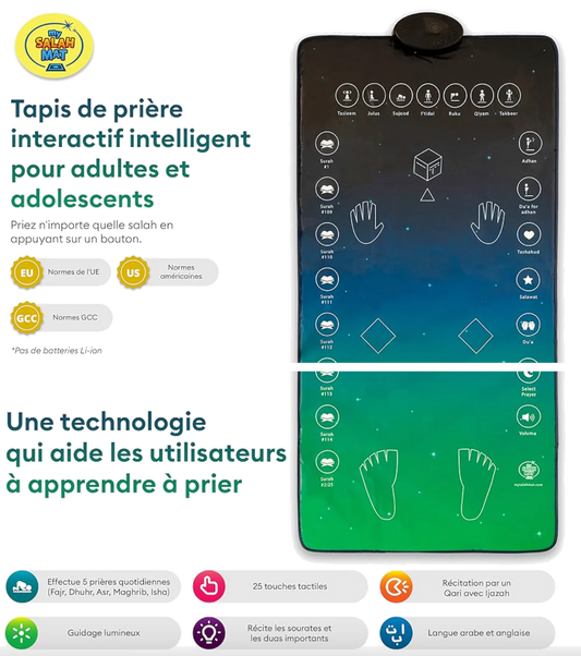 Tapis de Prière Interactif adulte